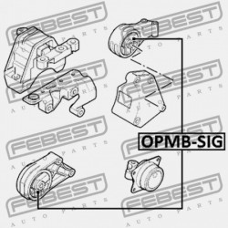 MOTORPÁRNA HÜVELY OPEL SIGNUM 2003-2008 5684101