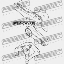 HÁTSÓ MOTORPÁRNA PORSCHE CAYENNE 2002-2010 955.375.10113