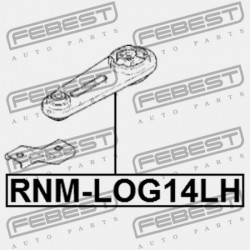BAL OLDALI MOTORPÁRNA RENAULT LOGAN 2005-2013 8200014933