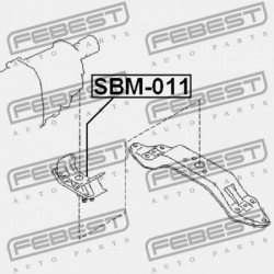 HÁTSÓ MOTORPÁRNA SUBARU IMPREZA G12 2007.03- JP 41022-AG100