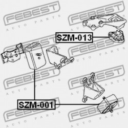 HÁTSÓ MOTORPÁRNA SUZUKI JIMNY SN413 1998-2018 11710-81A01