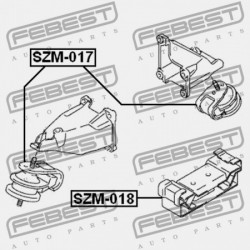 SUZUKI GRAND VITARA/ESCUDO HÁTSÓ MOTORPÁRNA JB416/JB420/JB627 2006-2014 11710-65J00