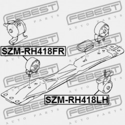 BAL OLDALI MOTORPÁRNA SUZUKI LIANA RH413/RH416/RH418 2001-2008 11620-54G02