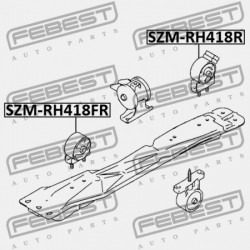 SUZUKI BALENO/ESTEEM HÁTSÓ MOTORPÁRNA SY413/SY415/SY416/SY418/SY419 1995-2001 11710-54G30