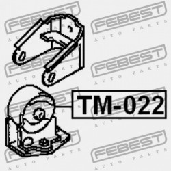 ELÜLSŐ MOTORPÁRNA TOYOTA CALDINA AT191,CT19,ET196,ST19 1992.11-2002.06 JP 12361-16221