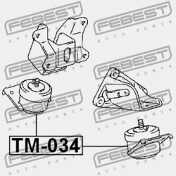 ELSŐ MOTORPÁRNA (HIDRAULIKUS) TOYOTA LAND CRUISER PRADO GRJ12,KDJ12,RZJ12,TRJ12,VZJ12 2002 12361-31080