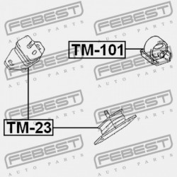 ELÜLSŐ MOTORPÁRNA TOYOTA LAND CRUISER FJ,FZJ,HDJ,HJ,HZJ,KZJ,LJ,PZJ,RJ7 1990.01 12361-67020