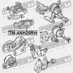 JOBB OLDALI MOTORPÁRNA (HIDRAULIKUS) TOYOTA RAV4 ACA3,ALA3,GSA33,ZSA3 2005.11-2012.12 GR 12305-28230