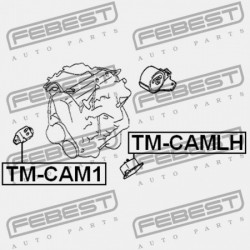 BAL OLDALI MOTORPÁRNA TOYOTA CAMI J100E,J102E,J122E 1999.05-2005.12 JP 12362-87403