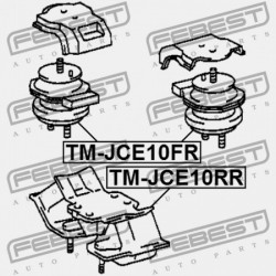 HÁTSÓ MOTORPÁRNA TOYOTA ALTEZZA/ALTEZZA GITA GXE1,JCE1,SXE10 1998.10-2005.07 12371-46160