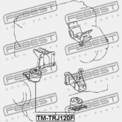ELSŐ MOTORPÁRNA (HIDRAULIKUS) TOYOTA LAND CRUISER PRADO GRJ12,KDJ12,RZJ12,TRJ12,VZJ12 2002 12361-75071
