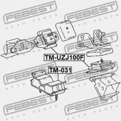 ELÜLSŐ MOTORPÁRNA TOYOTA LAND CRUISER 100 HDJ100,UZJ100 1998.01-2007.08 EU 12361-17070