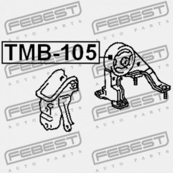 HÁTSÓ MOTORPÁRNA PERSELY TOYOTA CALDINA AT191,CT19,ET196,ST19 1992.11-2002.06 JP 12371-16350