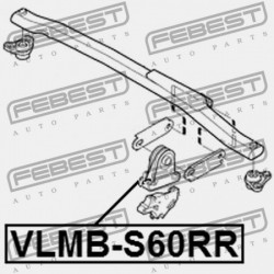 HÁTSÓ MOTORPÁRNA PERSELY VOLVO XC90 2003- 30680770
