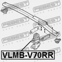 HÁTSÓ MOTORPÁRNA PERSELY VOLVO XC90 2003- 8649597