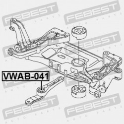 HÁTSÓ MOTORPÁRNA PERSELY AUDI Q3 2012- [MEX]. 3C0199855M