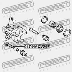 ELSŐ FÉKNYEREG VEZETŐ PERSELY TOYOTA CAMRY GRACIA MCV2,SXV2 1996.12-2001.09 JP 47715-48010