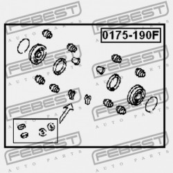 JAVÍTÓ KÉSZLET, ELSŐ FÉKNYEREG TOYOTA CRESTA GX90,JZX9,LX90,SX90 1992.10-1996.09 JP 04479-20170