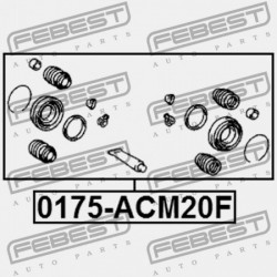 JAVÍTÓKÉSZLET, ELSŐ FÉKNYEREG TOYOTA IPSUM ACM2 2001.05-2009.12 JP 04479-44020