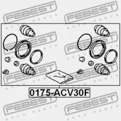 JAVÍTÓKÉSZLET, ELSŐ FÉKNYEREG TOYOTA CAMRY (JPP) ACV30,MCV3 2001.07-2006.01 US 04478-58010