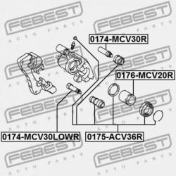 JAVÍTÓKÉSZLET, HÁTSÓ FÉKNYEREG TOYOTA CAMRY (AUSZTRÁLIA) ACV36,MCV36 2002.08-2006.06 GR 04479-33200