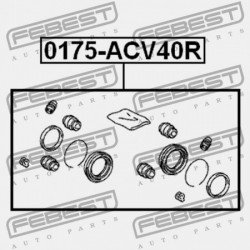 JAVÍTÓKÉSZLET, HÁTSÓ FÉKNYEREG TOYOTA RAV4 ACA3,ALA3,GSA33,ZSA3 2005.11-2012.12 GR 04479-33240