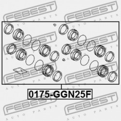 JAVÍTÓKÉSZLET, ELSŐ FÉKNYEREG TOYOTA HILUX GGN15,25,35,KUN1,2,3,LAN15,25,35,TGN1,26,36 200 04478-0K130