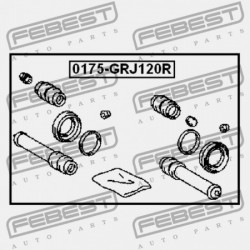 JAVÍTÓKÉSZLET, HÁTSÓ FÉKNYEREG TOYOTA LAND CRUISER PRADO GRJ12,KDJ12,RZJ12,TRJ12,VZJ12 2002 04479-60030