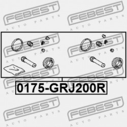 JAVÍTÓKÉSZLET, HÁTSÓ FÉKNYEREG TOYOTA LAND CRUISER URJ202,UZJ200,VDJ200 2007.09- EU 04479-60270