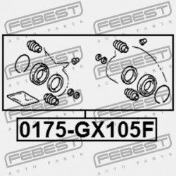 JAVÍTÓKÉSZLET, ELSŐ FÉKNYEREG TOYOTA MARK 2 GX10,JZX10,LX100 1996.09-2000.10 JP 04479-22100