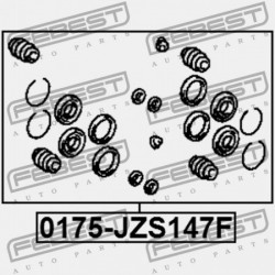 JAVÍTÓ KÉSZLET, ELSŐ FÉKNYEREG TOYOTA CRESTA GX90,JZX9,LX90,SX90 1992.10-1996.09 JP 04479-30120