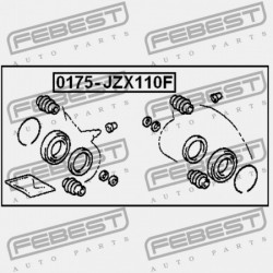 JAVÍTÓKÉSZLET, ELSŐ FÉKNYEREG TOYOTA CROWN/CROWN MAJESTA GS151,JZS15,LS151,UZS15 1995.08-2 04478-30240