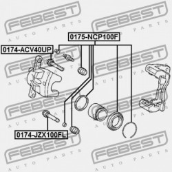 JAVÍTÓKÉSZLET, ELSŐ FÉKNYEREG TOYOTA YARIS NCP9 2005.08-2011.07 GR 04478-52100