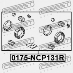 JAVÍTÓKÉSZLET, HÁTSÓ FÉKNYEREG TOYOTA YARIS NCP9 2005.08-2011.07 GR 04479-52170