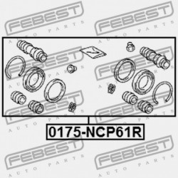 JAVÍTÓKÉSZLET, HÁTSÓ FÉKNYEREG TOYOTA VITZ NCP1,SCP1 1999.01-2005.01 JP 04479-52010