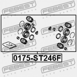 JAVÍTÓKÉSZLET, ELSŐ FÉKNYEREG TOYOTA CALDINA AZT24,ST246,ZZT241 2002.09-2007.06 JP 04478-21020