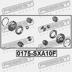 JAVÍTÓKÉSZLET, ELSŐ FÉKNYEREG TOYOTA COROLLA AE10,CE10,EE10 1991.06-2002.06 JP 04479-42010