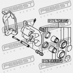 JAVÍTÓKÉSZLET, ELSŐ FÉKNYEREG TOYOTA ESTIMA TCR1,2 1990.05-1999.12 JP 04479-28050