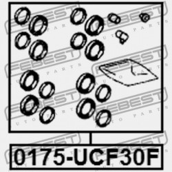 JAVÍTÓKÉSZLET, ELSŐ FÉKNYEREG TOYOTA CELSIOR UCF3 2000.08-2006.08 JP 04479-50130