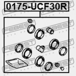 JAVÍTÓKÉSZLET, HÁTSÓ FÉKNYEREG TOYOTA CELSIOR UCF3 2000.08-2006.08 JP 04479-50140