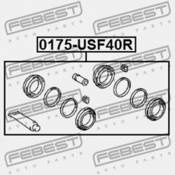 JAVÍTÓKÉSZLET, FÉKNYEREG HÁTUL LEXUS LS460/460L USF4 2006.08-2012.09 EU 04479-50180