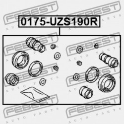 JAVÍTÓKÉSZLET, FÉKNYEREG HÁTUL LEXUS GS30/35/43/460 GRS19,URS190,UZS190 2005.01-2011.12 US 04479-30530