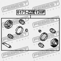 JAVÍTÓKÉSZLET, ELSŐ FÉKNYEREG TOYOTA COROLLA 5D ZZE122 2001.10-2007.02 GR 04479-02080