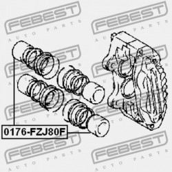 ELSŐ FÉKNYEREG DUGATTYÚ TOYOTA LAND CRUISER FJ80,HDJ80,HZJ80,FZJ80 1990.01-2006.12 G 47731-60010