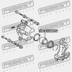 ELSŐ FÉKNYEREG DUGATTYÚ TOYOTA HIACE FURGON,COMMUTER LH1,RZH10,11,125,135,15 1989.08-20 47731-25010