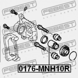 HÁTSÓ FÉKNYEREG DUGATTYÚ TOYOTA ALPHARD MNH10 2003.12-2008.04 GR 47731-28090