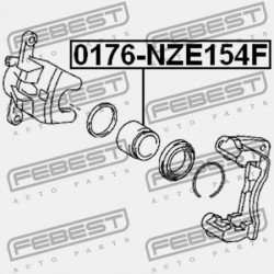 ELSŐ FÉKNYEREG DUGATTYÚ TOYOTA MARK 2 GX10,JZX10,LX100 1996.09-2000.10 JP 47731-12A10