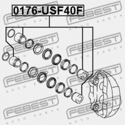 LEXUS LS460/460L USF4 ELSŐ FÉKNYEREG DUGATTYÚ 2006.08-2012.09 EU 47731-50200