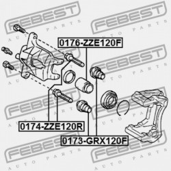 ELSŐ FÉKNYEREG DUGATTYÚ TOYOTA CRESTA GX90,JZX9,LX90,SX90 1992.10-1996.09 JP 47731-44010