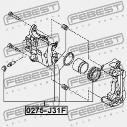 JAVÍTÓKÉSZLET, ELSŐ FÉKNYEREG NISSAN TEANA J31 2006.04-2008.02 EL 41120-AL525